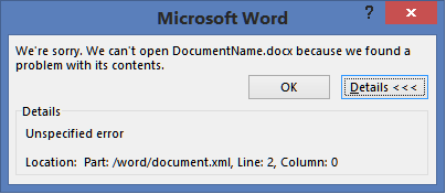 Word document won t print no error message